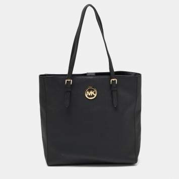 Pre Owned MICHAEL Michael Kors Black Saffiano Leather Tote