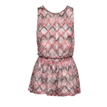 Pre Owned Missoni Mare Multicolor Patterned Lurex Knit Jumpsuit S