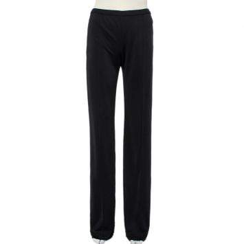 Pre Owned Missoni Black Knit Paneled Wide Leg Pants M
