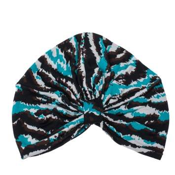 Pre Owned Missoni Multicolor Striped Knit Turban