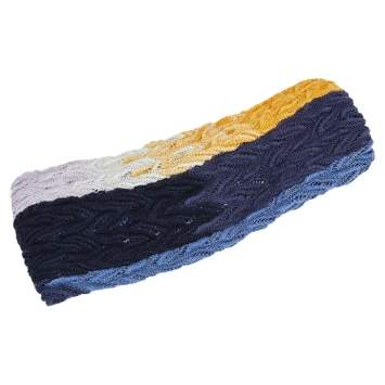 Pre Owned Missoni Multicolor Crochet Knit Headband
