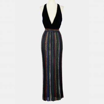 Missoni Multicolor Sleeveless Maxi Dress IT 40