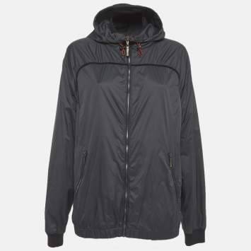 Pre Owned Missoni Multicolor Wool Blend and Nylon reversible Jacket XL