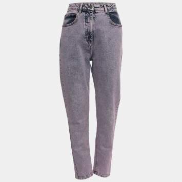 Pre Owned Missoni Purple Denim Mom Jeans M Waist 28"