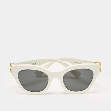 Pre Owned Miu Miu Black White Glimpse SMU01Y Sunglasses