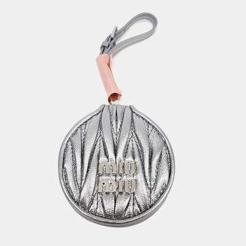 Pre Owned Miu Miu Mirror Keyring/Bag Charm (5TL434)