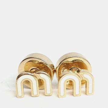 Pre Owned Miu Miu metal earrings