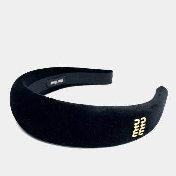 Pre Owned Miu Miu velvet hairband