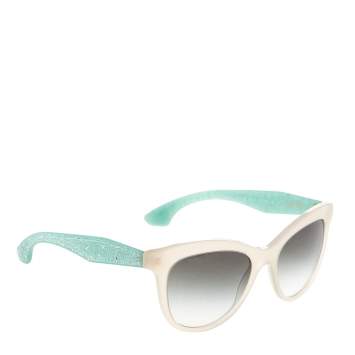 Pre Owned Miu Miu Green/Grey Gradient SMU10P Wayfarer Sunglasses