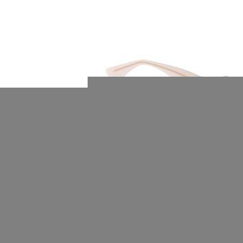 Pre Owned Miu Miu Beige Acetate SMU 07Q Half Rim Gradient Sunglasses