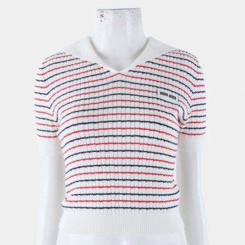 Pre Owned Miu Miu short-sleeve knit 38