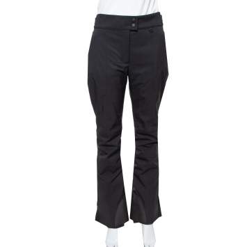 Pre Owned Moncler Black Padded Sportivo Ski Pants M