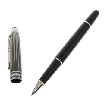 Pre Owned Montblanc Meisterstück Solitaire Doué Black & White Rollerball Pen