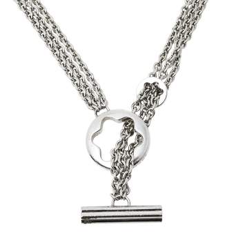 Pre Owned Montblanc Caress of a Star Sterling Silver Necklace