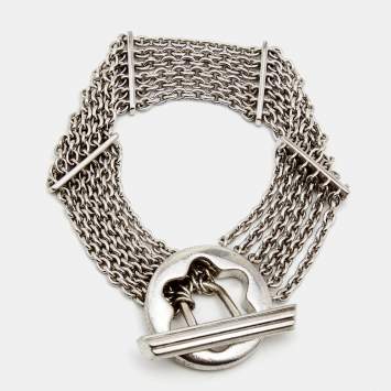 Pre Owned Montblanc Caress of a Star Sterling Silver Bracelet