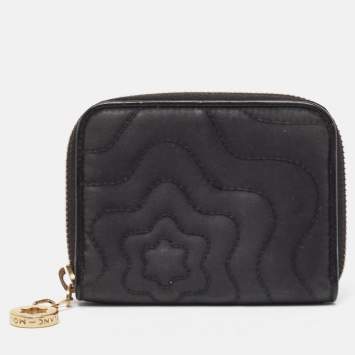 Pre Owned Montblanc Black Nylon Starisma Zip Purse