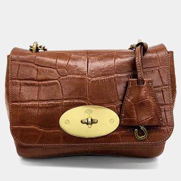 Pre Owned Mulberry Brown Leather Lily Bag