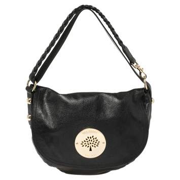 Pre Owned Mulberry Black Leather Daria Shoulder Bag