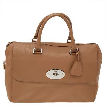 Pre Owned Mulberry Brown Leather Medium Del Rey Satchel