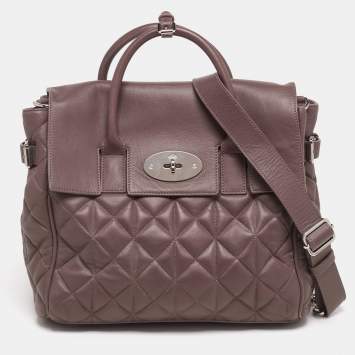 Pre Owned Mulberry Brown Leather Bayswater Satchel