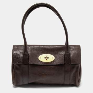 Pre Owned Mulberry Brown Leather Bayswater Satchel