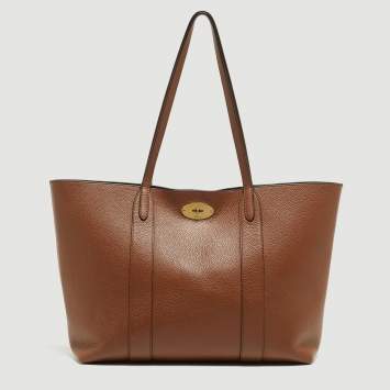 Pre Owned Mulberry Brown Leather Bayswater Shopper Tote