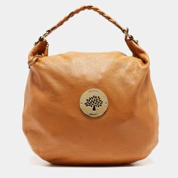Pre Owned Mulberry Tan Leather Large Daria Hobo