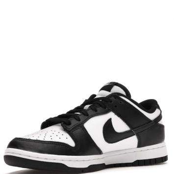 Pre Owned Nike Dunk Low Black/White Sneakers Size US 8W (EU 39)