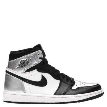 Pre Owned Nike Jordan 1 Silver Toe Sneakers Size (US 10.5W) EU 42.5