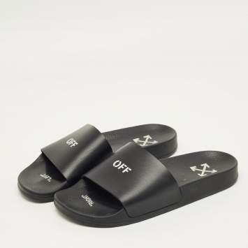 Off-White Brown Suede Metal Logo Clogs Size 41 Off-White | TLC US