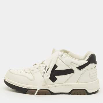 مملوكة مسبقًا Off-White Out Of Office Size 36 White Leather Low Top Sneakers