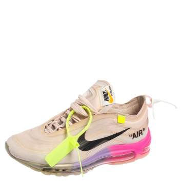 Pre Owned Off White x Nike Elemental Rose Mesh Air Max 97 OG Queen Sneakers Size 40