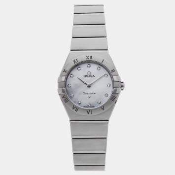 مملوكة مسبقًا Pre-Owned Omega Constellation 131.10.28.60.55.001 Quartz 28 mm
