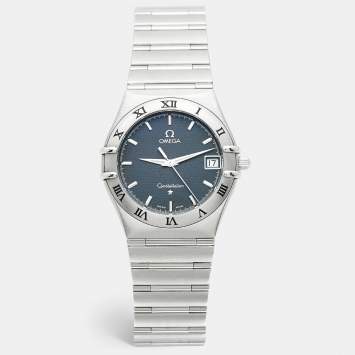 مملوكة مسبقًا Omega Constellation 396.1201 Grey Dial Stainless Steel Women Wristwatch 33.50 mm