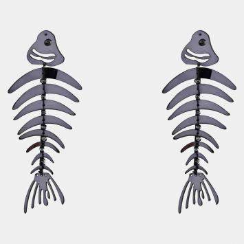 مملوكة مسبقًا Oscar De La Renta Plastic Earrings