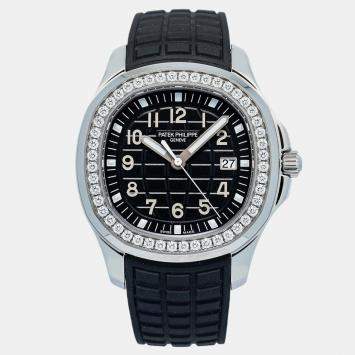 Patek Philippe Aquanaut 5267/200A-001 Quartz Black Stainless Steel Women's Wristwatch 38 mm