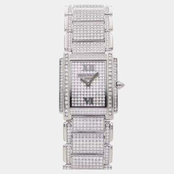 Pre Owned Pre-Owned Patek Philippe Twenty-4 4910/51G-001 Quartz  Women Watch 25 mm
