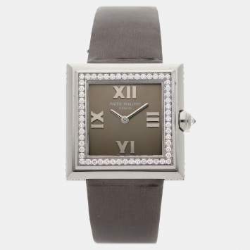 مملوكة مسبقًا ساعة باتيك فيليب جوندو لو 4868G-001 كوارتز مستعملة 28 مم x 28 مم