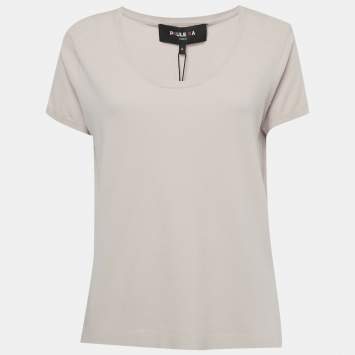 مملوكة مسبقًا Paule Ka Pink Jersey Short Sleeve Top XL