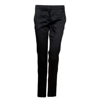 Pre Owned Philosophy Di Alberta Ferretti Black Satin Trousers S