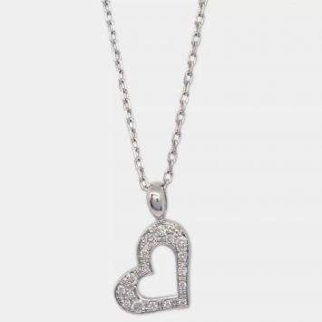 Pre Owned Piaget 18K White Gold and Diamond Limelight Pendant Necklace