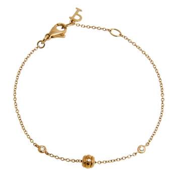 Pre Owned Piaget Possession Diamond 18k Rose Gold Bracelet 