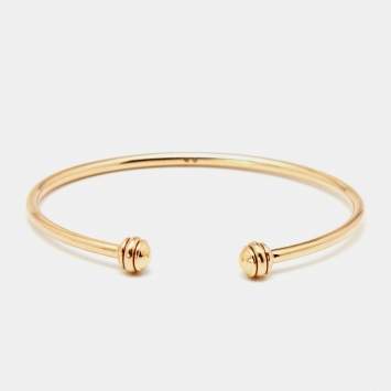 Pre Owned Piaget Possession 18k Rose Gold Open Cuff Bracelet 15