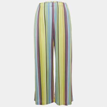 Pre Owned بنطلون بليتس بليز متعدد الألوان  بليسيه بالازو كبير