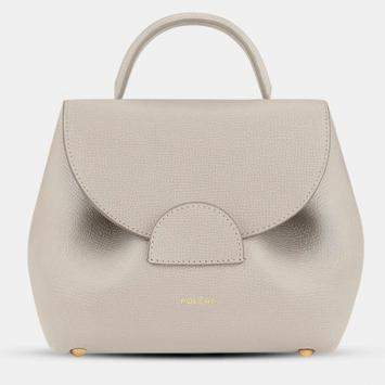 Pre Owned Polene Numero-un-nano Grained Chalk Edition Calfskin Handbag