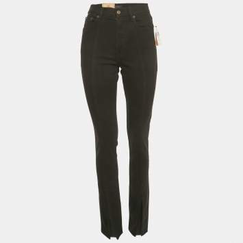 Pre Owned Polo Ralph Lauren Black Denim The Straight Jeans S Waist 26"
