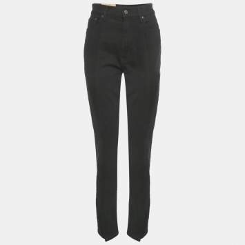 Pre Owned Polo Ralph Lauren Black Denim The Straight Jeans M/Waist 29"