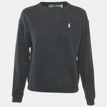 Polo Ralph Lauren Black Cotton Sweatshirt XS