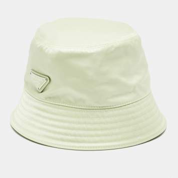 Prada Mint Green Re-Nylon Bucket Hat M