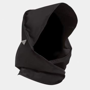 Pre Owned Prada Black Re-Nylon Trapper Hat